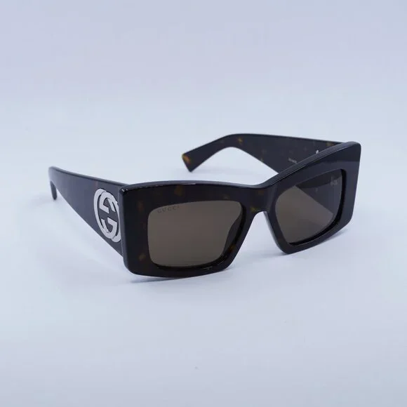🕶️ New Gucci GG1842S 002 Sunglasses - Havana Frame, Brown Lenses